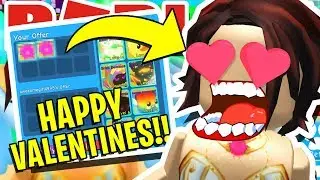YOU WONT BELIEVE WHAT I TRADED HER!! VALENTINE PET IN BUBBLEGUM SIMULATOR!!! [UPDATE 15] (Giveaway)
