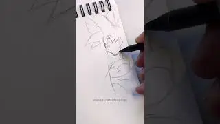 Drawing Goku Mastered Ultra Instinct Vs??  #gokuultrainstinct #muigoku
