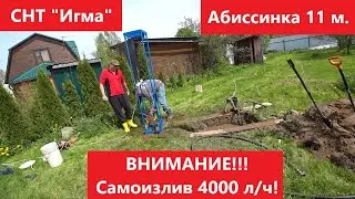 Самоизлив 4 тонны! Абиссинка 11 м. СНТ 