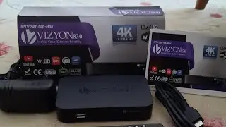 Vizyon/İmaq 830 4k Uydu Receiver Kutu Açılımı