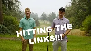 HITTING THE LINKS - CONCRETE POUR Day in the Life!!