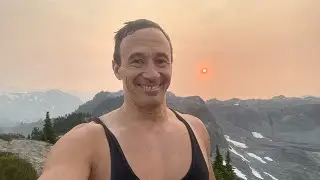 Finding Peace and Solitude Under the Red Sunny Sky
