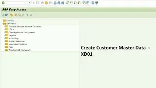 Create Customer Master data in SAP SD  -  SAP MM   ||  Video 4
