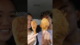 Jollibee vs KFC😬🍗 