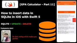 How to update and delete a record from sqlite in swift5
