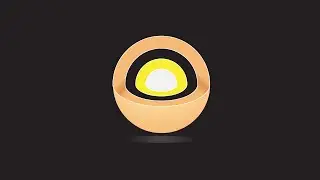 Illustrator Semi Sphare 3D Logo Design