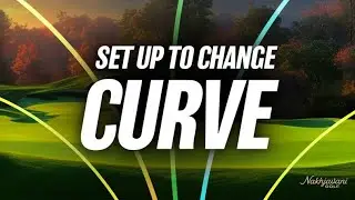 Change your SETUP to CURVE the golf ball!