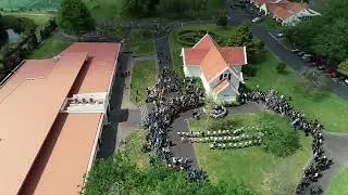 Drone footage of the St Peter's Year 13 Haka