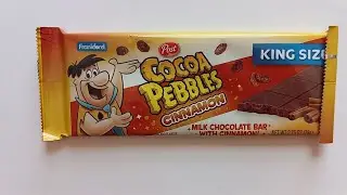 Cocoa Pebbles Cinnamon candy bar review
