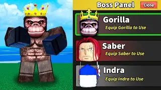 Blox Fruits But You Can COLLECT Bosses!