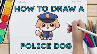 How To Draw A Police Dog