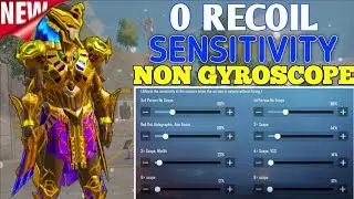 PUBG MOBILE/BGMI NON GYROSCOPE SENSITIVITY SETTING 2024🥶| Without Gyro Sensitivity Settings In 2024😱