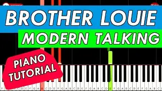 Modern Talking - Brother Louie 🎹 Piano Tutorial EASY