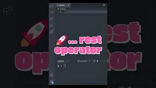 The Rest Operator Explained in 20 Seconds! 🚀 