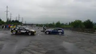 Spectacular Drift and burnout  on Asphalt