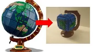 Mini Lego Globe (EASY TUTORIAL)