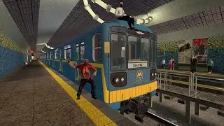 Киевский метровагон 81-717.5К Номерной|Gmod Metrostroi FS#2