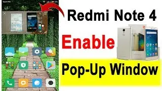 How to Enable Display pop-up Window Redmi Not 4 MIUI 8