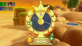 Mario Party 10 (Wii U) HD Walkthrough Part 7: Daisy Hogs Everything in the Party! (Airship Central)
