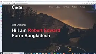 Awesome A Portfolio Website Using HTML CSS JS | Complete Responsive Website Design |