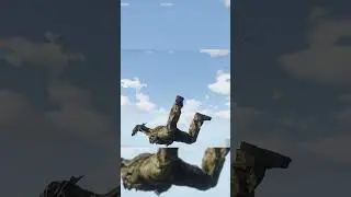 Dog Fight Parachute Drop - Arma 3 #ARMA #Shorts #Arma3