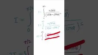 JEE Advanced question in 30 Seconds 😱 Definite Integration killed 