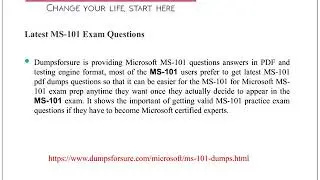 How to Pass Microsoft MS-101 Actual Test