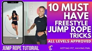 🦘 10 Freestyle Jump Rope Tricks for Beginners to Intermediate Jumpers | Learn These Essential Skills