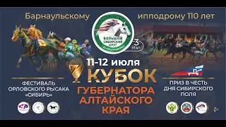 3 этап БСК. Фестиваль орловского рысака "Сибирь 2024". Кубок Губернатора Алтайского края. 12/07/2024