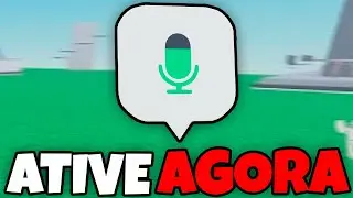 AGORA TODOS TEM ACESSO AO CHAT DE VOZ NO ROBLOX ATIVE AGORA