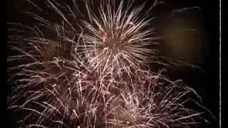 Празднование Дня города Ангарска. Салют
