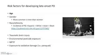 Parkinson's Disease Risk Factors and Treatments