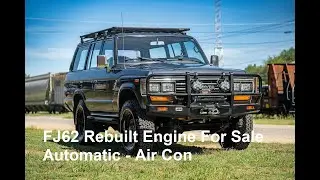 1988 Toyota Land Cruiser FJ62 Rebuilt 3FE Auto Air Con ARB White Knuckle Dissent Bumper For Sale