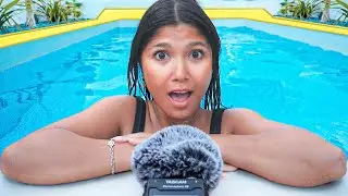 ASMR IN POOL