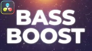 How to BASS BOOST Audio in Davinci Resolve Tutorial