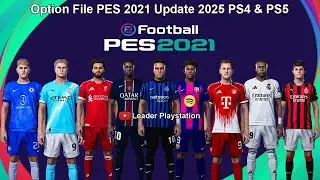 Option File PES 2021 Update 2025 V10 PS4 & PS5