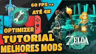 🎮🔥 ZELDA TOTK NX-Optimizer RODANDO em 4K 60FPS Com MODS!  Ryujinx, Citron Yuzo e MAIS!🚀