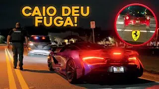 DRIFTING THE FERRARI 458 * CAIO DODGED THE COPS *