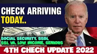 STIMULUS CHECK 4TH UPDATE TODAY MAY 2022 - CHECK ARRIVING TODAY