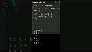 java numbers pattern  java pattern program