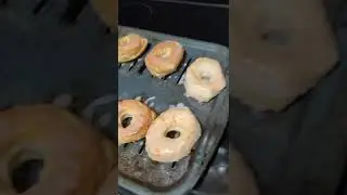 Air fryer donuts from biscuit dough