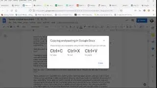 2.2: manipulate text; e g , cut, copy, paste (Google Docs version)