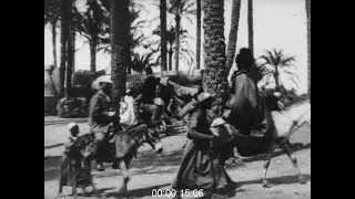 Riding Donkeys in Egypt, 1890s - Film 1011208