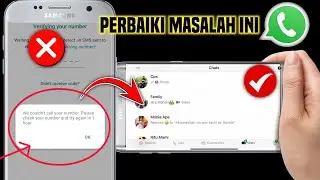 Cara memperbaiki kode verifikasi whatsapp 1 jam 2024 | Cara mengatasi OTB tidak datang