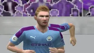 pes 6 manchester city barselona tiki taka  top player