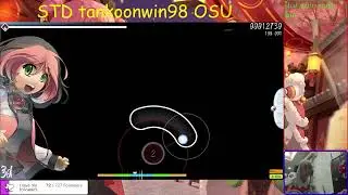 umiko kun dress up as a emilia from re zero and play osu
