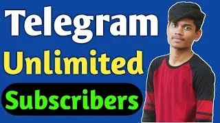 How To Add Unlimited Members in Telegram Channel || How To Add Fake Members in Telegram Channel