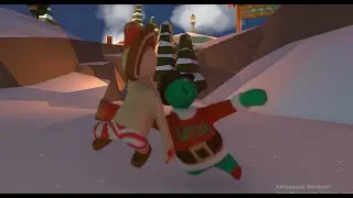 OVER SHOW PHONYA BOBBY TOY!!! НОВОГОДНИЙ HUMAN FALL FLAT!