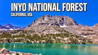 Beautiful California TURQUOISE GLACIER LAKES Hike - Big Pine Lakes - Full Hike