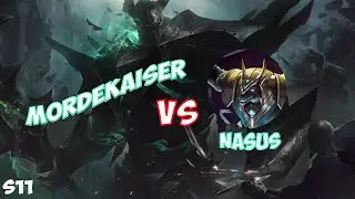 👉MORDEKAISER VS NASUS//GESTIÓN DE CARREO//S11//RANKED//
